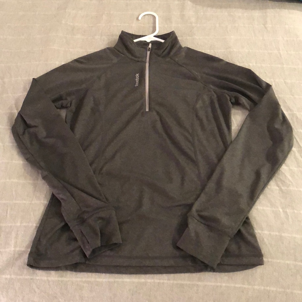 Reebok dark grey quarter zip